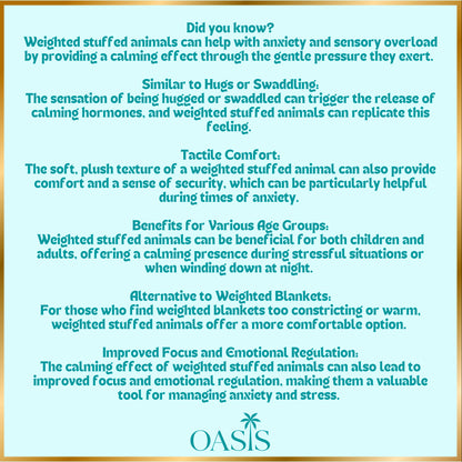 Calming Weighted Sensory Plush Horse