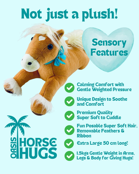 Calming Weighted Sensory Plush Horse
