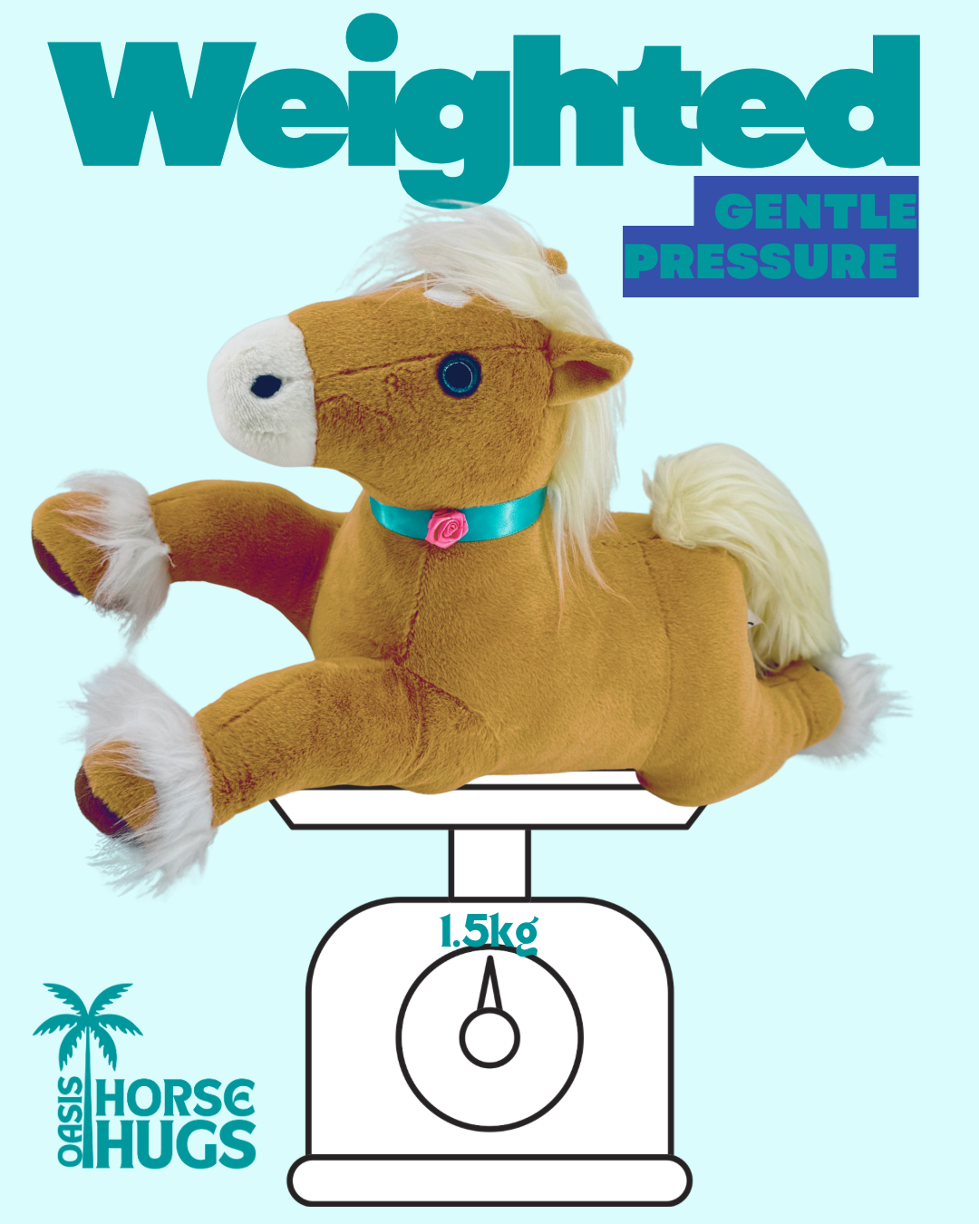 Calming Weighted Sensory Plush Horse