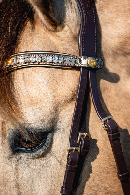 ANCIENT TREASURE Limited Collection Bridle - Black or Brown leather