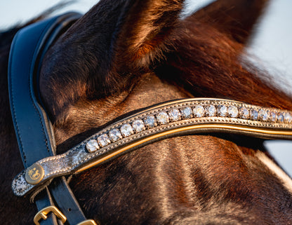 ANCIENT TREASURE Limited Collection Bridle - Black or Brown leather